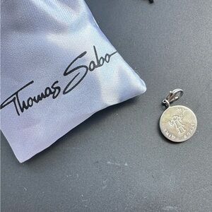 EUC Thomas Sabo “My Little Girl” Charm with hearts, Sterling Silver